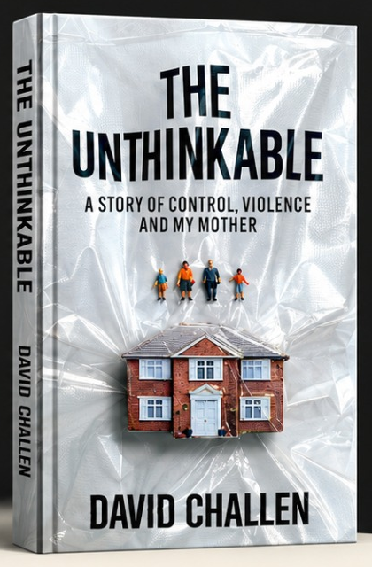 The Unthinkable by David Challen, physical book with its spine visible